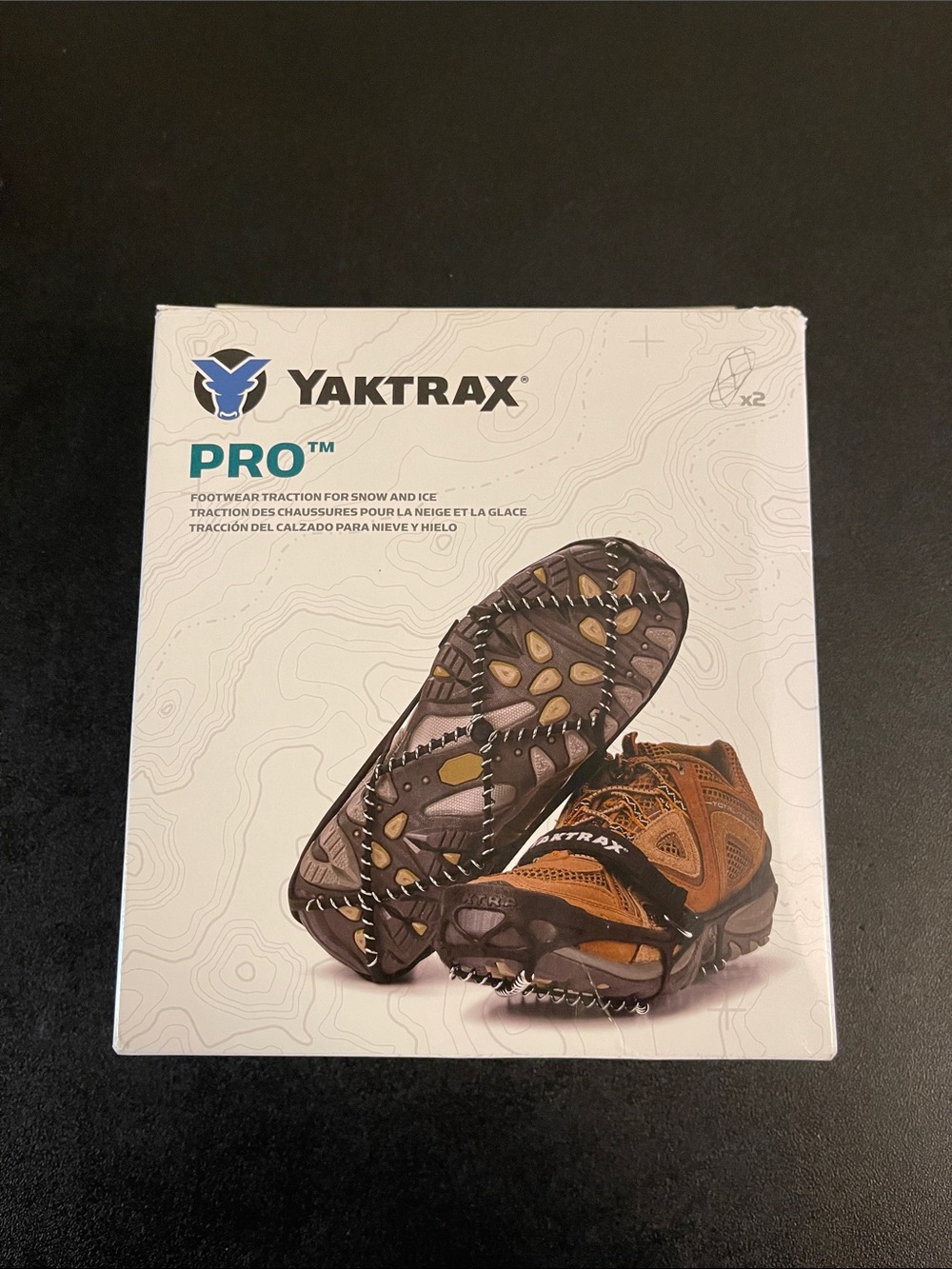 Yaktrax PRO Ice Traction Cleats for Men & Women size Small